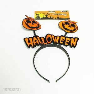 Cheap and good quality Halloween plastic pumpkin headband