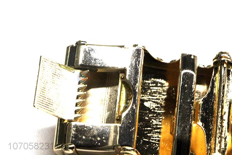 Competitive price high-end men metal belt buckle belt accessories