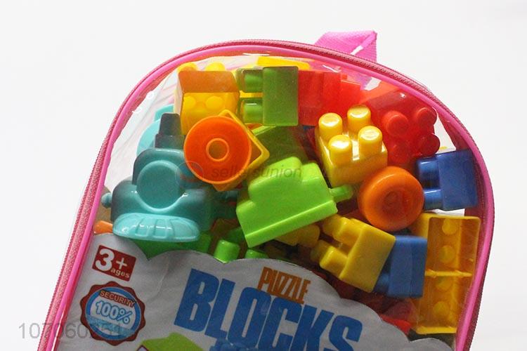 Best Sale Colorful Plastic Puzzle Building Blocks Set