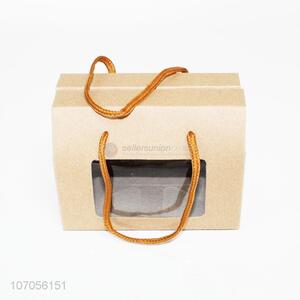 Superior quality kraft paper candy box cake gift box with window