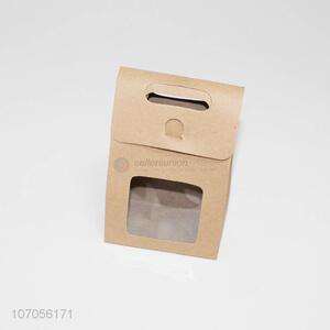 High quality kraft paper candy chocolate gift box with window