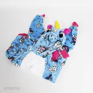 Fashion Blue Flying Horse Nightclothes For Children