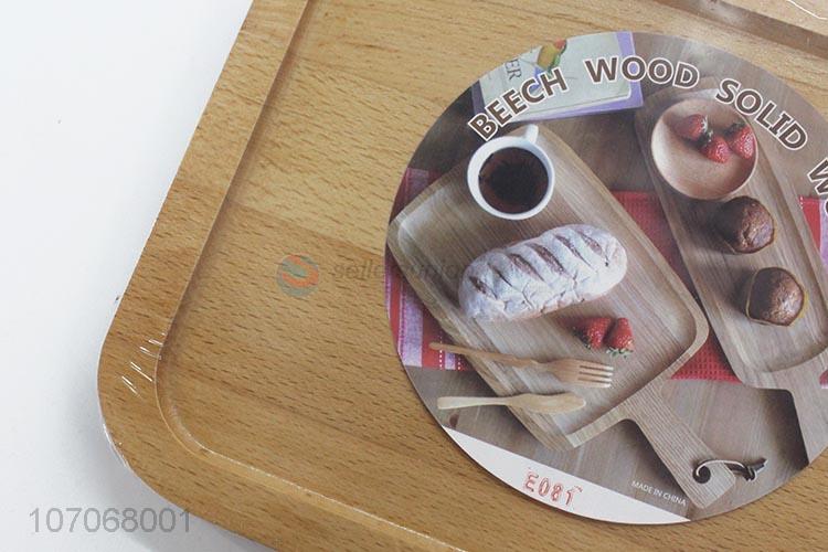 China Manufacture Beech Wood Food Cutting Board Serving Cutting Board