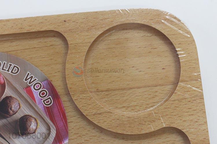 China Manufacture Beech Wood Food Cutting Board Serving Cutting Board