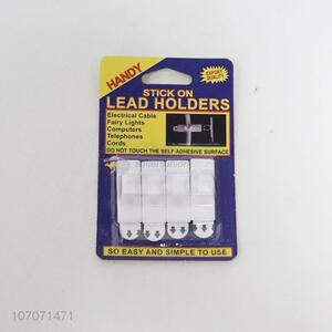 Cheap Eco-friendly Electrical Cable Holders Plastic Sick on Lead Holders