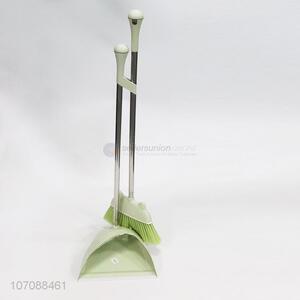 OEM household cleaning tools plastic broom and dustpan set