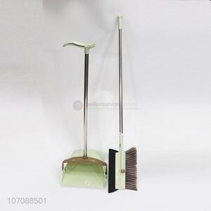Promotional durable household indoor plastic broom and dustpan set