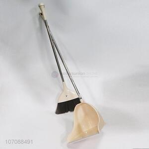 Competitive price household cleaning tools plastic broom and dustpan set