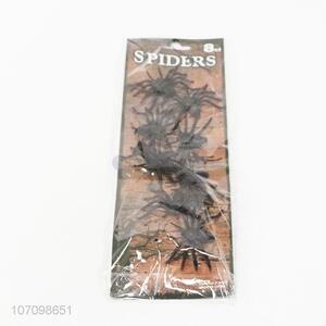 Wholesale 8 Pieces Plastic Simulation Wild Spider Set