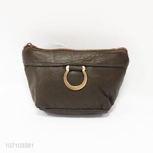 Wholesale fashionable sheepskin genuine leather women coin pouch
