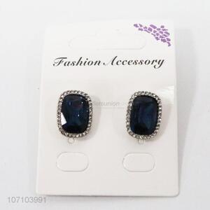 High quality fashionable rhinestone ear studs ladies earrings