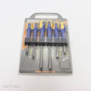 OEM high quality household tool 6 pieces screwdriver set
