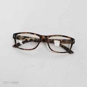Custom logo leopard print optical glasses frame adults eyeglasses frame