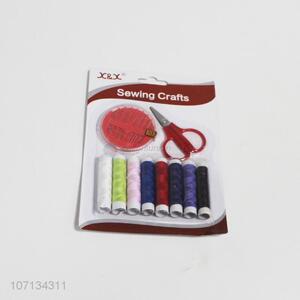 Hot selling household sewing set sewing thread needle scissors