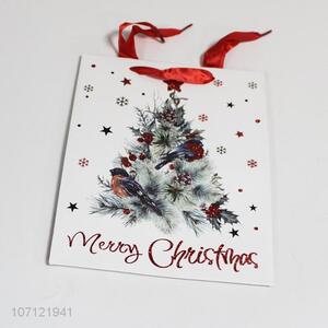 Factory Wholesale Custom Merry Christmas <em>Paper</em> Gift Bag With <em>Handles</em>