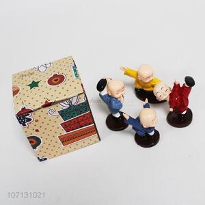 China manufacturer home ornaments resin little monk figurines <em>polyresin</em> <em>crafts</em>