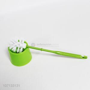 Wholesale eco-friendly manufactory plastic toilet brush set with holder