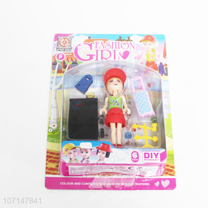 Contracted Design Plastic Toy Fashion Girls Toys Set