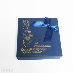 Hot selling luxury square paper gift box Valentine's gift packing box