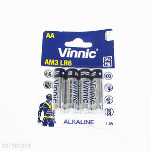 Best Quality 4 Pieces AA Battery Alkaline Batteries Set