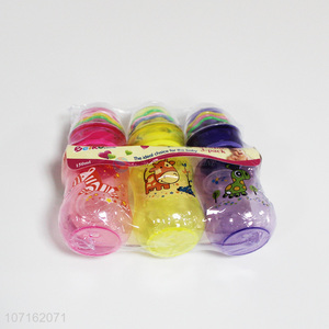 Popular design 3 pieces 150ml cartoon bpa free baby <em>feeding</em> bottles infant supplies