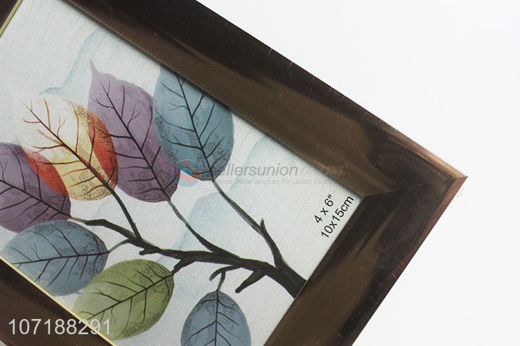 Factory Wholesale Rectangle Photo Frame Plastic Picture Frame