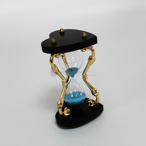 Wholesale deluxe glass sand clock hourglass for home decoration