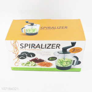 Premium quality kitchen tools spiralizar vegetable and fruit slicer