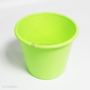 Reasonable price colorful plastic waste paper basket plastic waste bin trash can