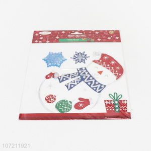 Suitable price decorative exquisite Christmas window sticker pvc stickers