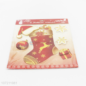 Most popular exquisite Christmas window sticker paper stickers for decoration