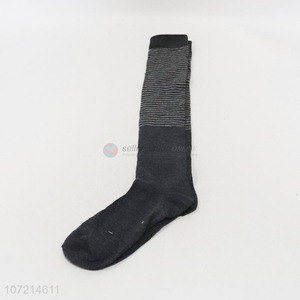 Good quality ladies winter warm polyester knitted knee-high socks