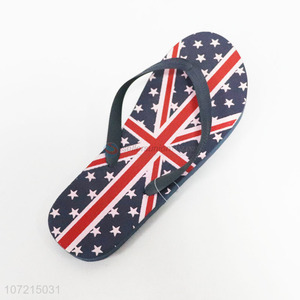 Creative design UK national flag printed men EVA flip flops men slippers