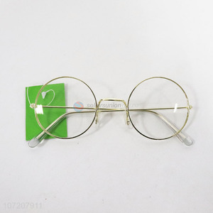 Factory Price Golden Round Eyeglasses Frame Plastic Glasses