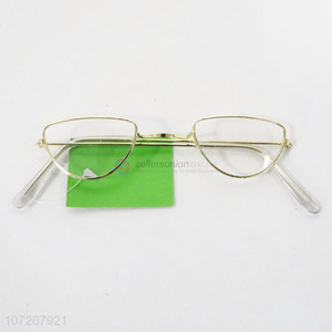 Custom Golden Eyeglasses Frame Plastic Glasses