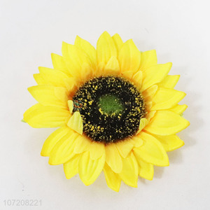 Hot sale decorative exquisite artificial sunflower brooch fashion accessories