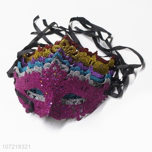 Wholesale Cheap Plastic Mask Simple Design Carnival Masquerade Mask