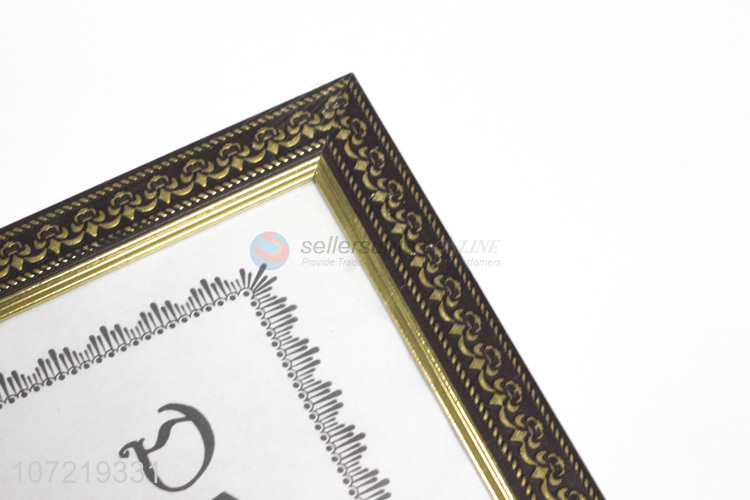Heap Custom Style Plastic Picture Photo Frame For Home Decor