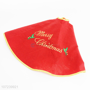 Hot selling Christmas decoration polyester tree skirt