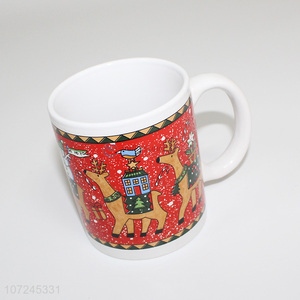 Hot products Christmas ceramic coffee mug Christmas porcelain cup