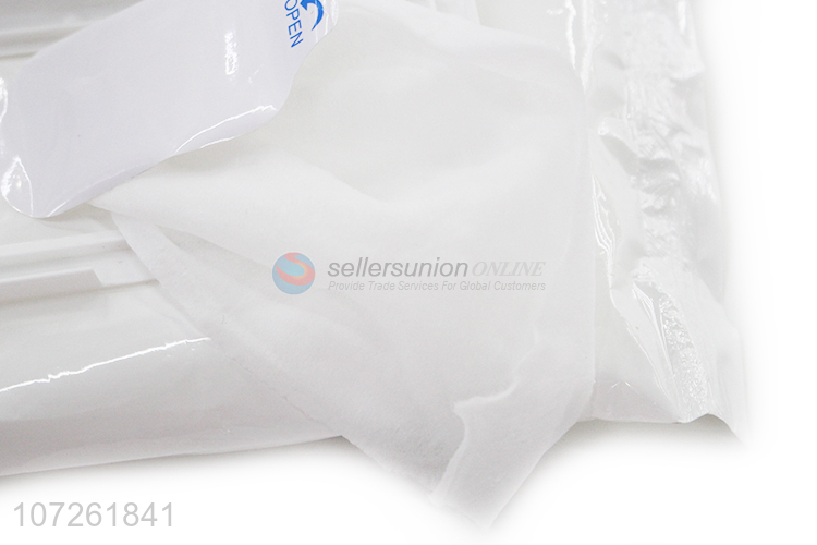 Suitable price 60 sheets disinfectant wipes spunlace non-woven wet wipes