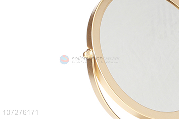 Professional supply round standing makeup mirror table cosmetic mirror