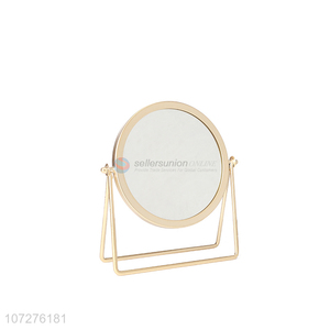 Wholesale popular desktop 360 degree rotatable double-sided makeup mirror