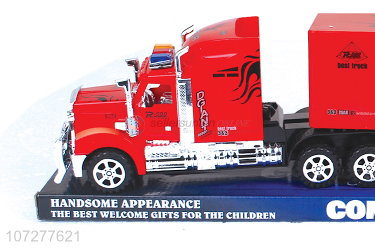 Reasonable Price Diecast Car Toy Plastic Container Truck Model For Kids