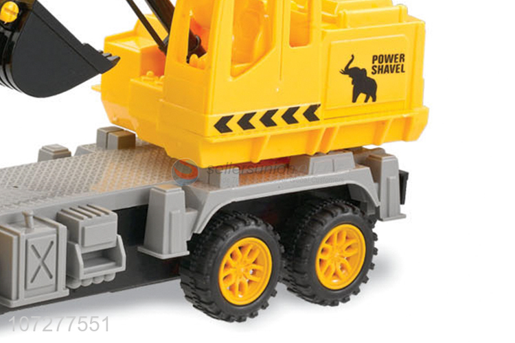 Factory Sell Kids Excavator Engineering Vehicles Inertial Car Toys