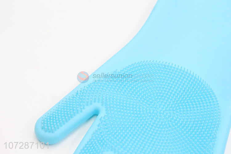 Hot selling colorful kitchen silicone baking gloves cleaning gloves