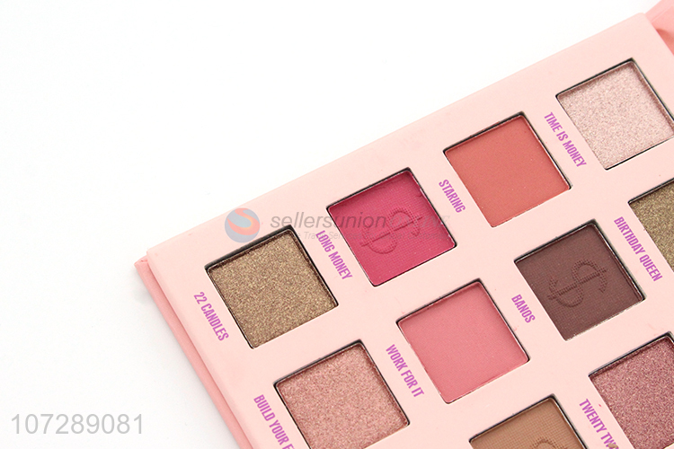 New arrival high pigment 16 colors eye shadow palette with mirror