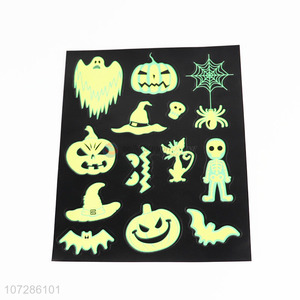 High Quality Halloween Decoration Luminous Electrostatic Stickers