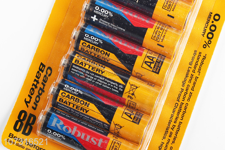 Hot sale 1.5V AA carbon zinc battery rechargeable batteries