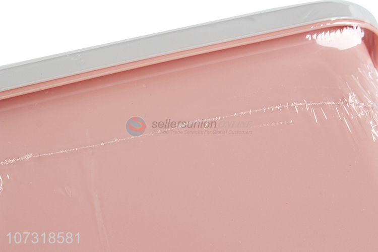 Good quality 5pcs Nordic color square preservation box clear microwavable crisper